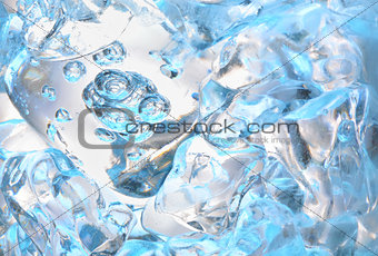 ice and water