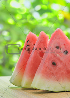 Slices of watermelon 