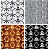 seamless textures-patterned fabric 1-vector illustration