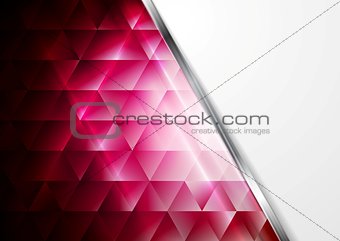 Tech background with metal stripe