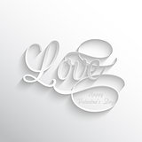 Love text background 