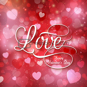 Valentine's love background