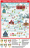Board game (Collect Santa's lost Christmas presents)