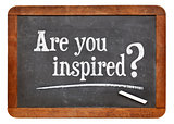 Are you inspired?