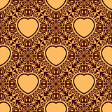 Seamless texture with heart