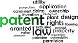 word cloud - patent