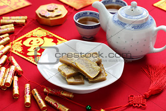 nian gao, chinese new year rice cake