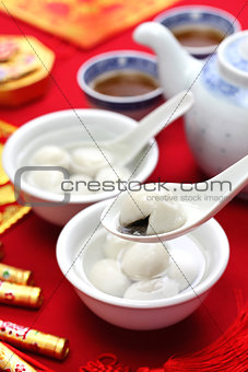 tang yuan, yuan xian,chinese new year food