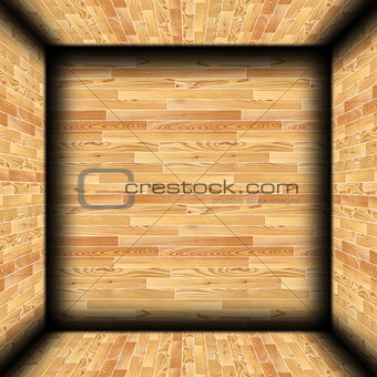 wooden cabin indoor background