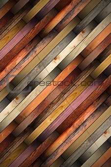 wooden tiles mounted on the floor