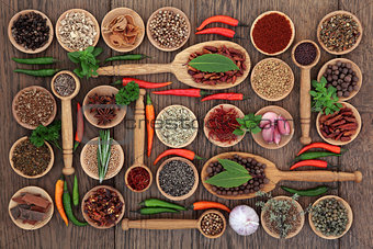 Herb and Spice Food Sampler