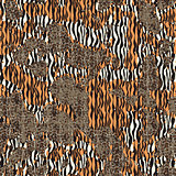 Striped patterned frame 