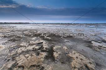 mud at low tide on North sea coast
