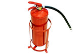 Fire extinguisher, isolated