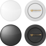 Vector illustration of blank badges