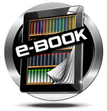 E-Book Symbol with Tablet Computer