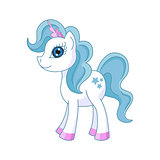 Vector illustration of cute horse princess