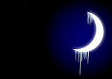Icicles on moon