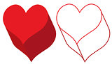 vector heart - symbol of love