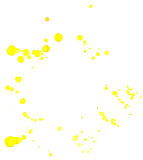 Yellow Paint Splash