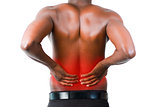 Man with backpain