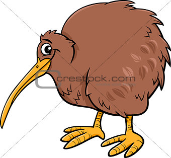 kiwi bird cartoon illustartion