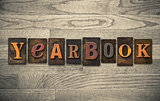 Yearbook Wooden Letterpress Concept