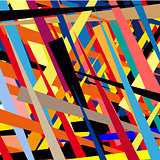 Colorful illustrated a abstraction
