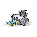 Printer sketch for your design