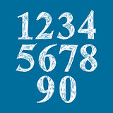 Calligraphic numbers, vector numeration.