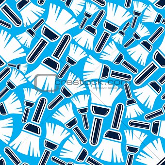 Renovation and repair instruments seamless pattern, brushes for 