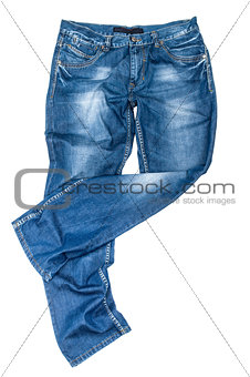 Jeans Isolated on White