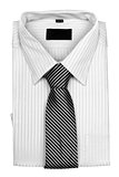 shirt and tie on a white background