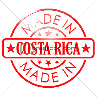 Made in Costa Rica red seal