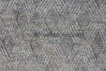 knitted gray background