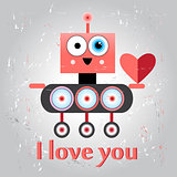funny love with a robot