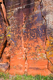 Rock Panel with North American Petroglyphs