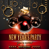  New Year's Party Flyer design for nigh clubs 