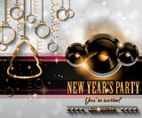  New Year's Party Flyer design for nigh clubs 