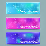 Shiny Starry Christmas Banner