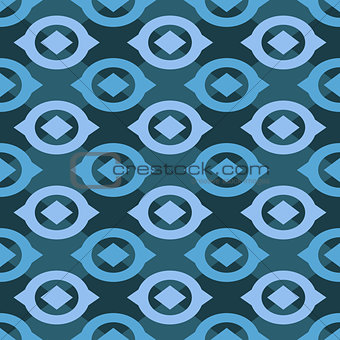 Geometric Seamless Pattern with Round Elements