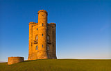 Broadway Tower before sunset, Cotswolds, UK