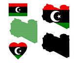 map of Libya