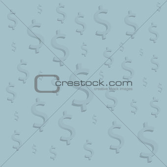 Vector background with dollar signs
