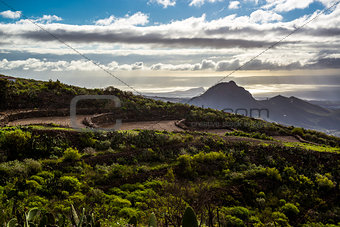 Beautiful landscape of Tenerife, Canary Islands. Spain