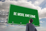 Be more awesome against sky