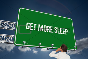 Get more sleep against sky