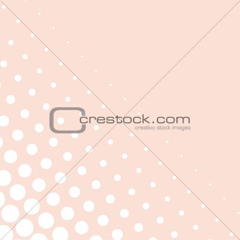 Pink vector background with white dots