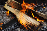 Burning firewoods