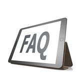 FAQ on tablet